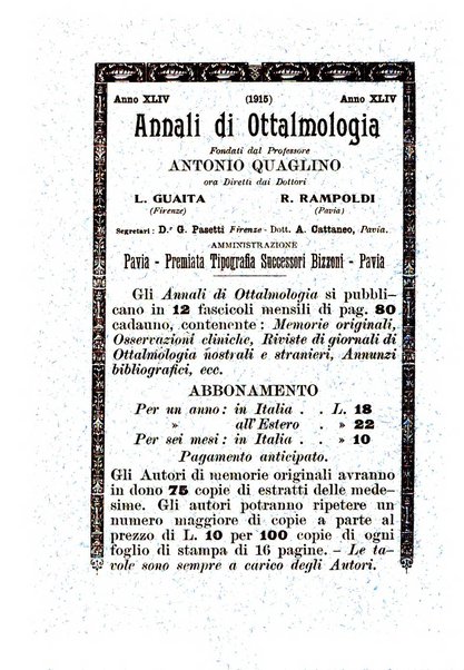 Annali di ottalmologia