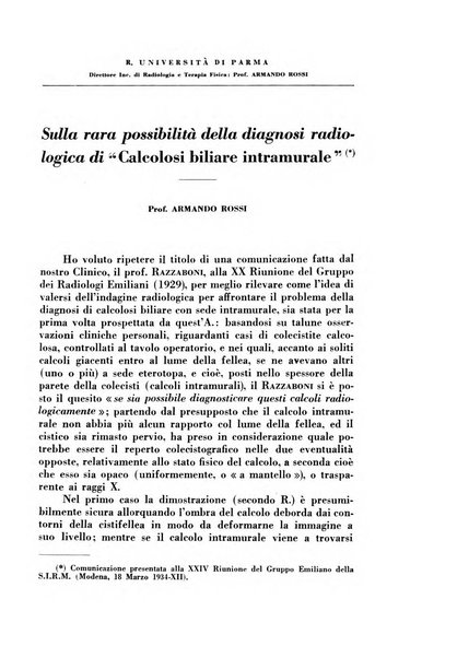 Annali di radiologia e fisica medica