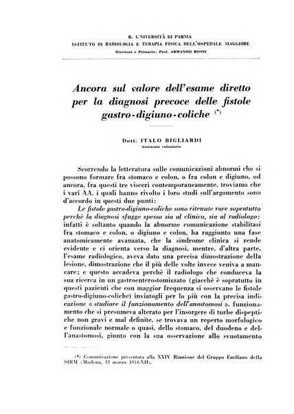 Annali di radiologia e fisica medica