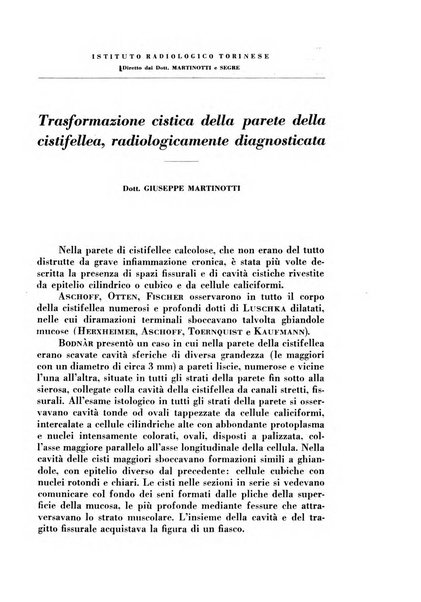 Annali di radiologia e fisica medica