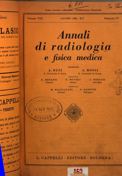 Annali di radiologia e fisica medica