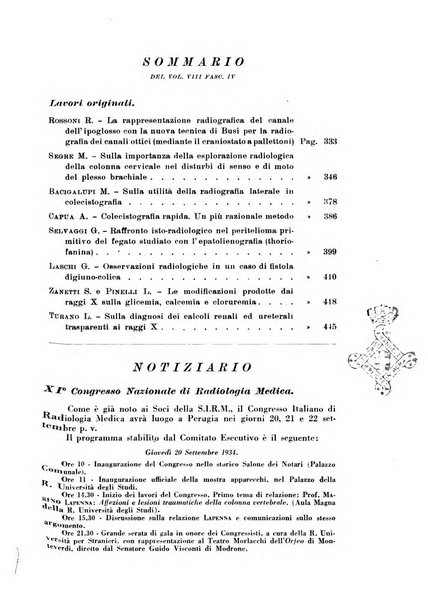 Annali di radiologia e fisica medica