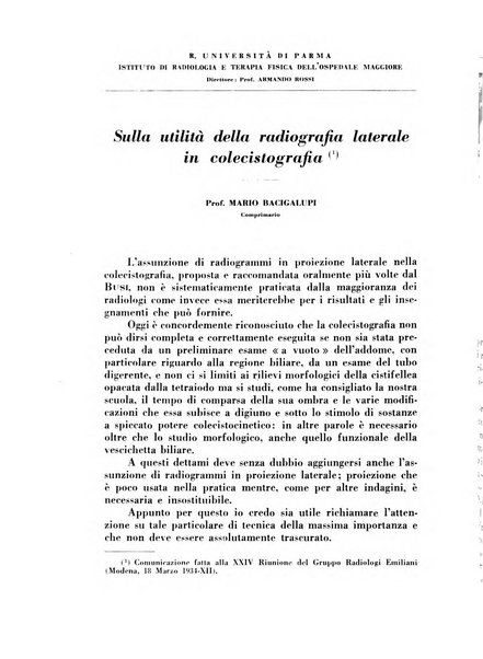 Annali di radiologia e fisica medica