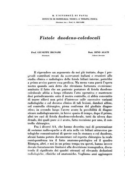 Annali di radiologia e fisica medica