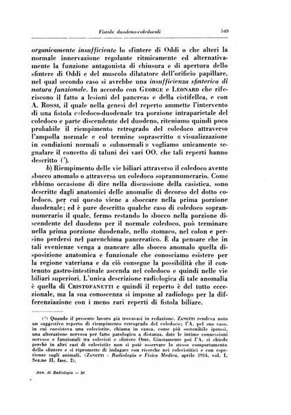 Annali di radiologia e fisica medica