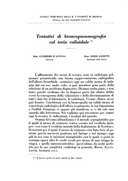 Annali di radiologia e fisica medica