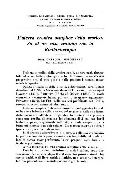 Annali di radiologia e fisica medica