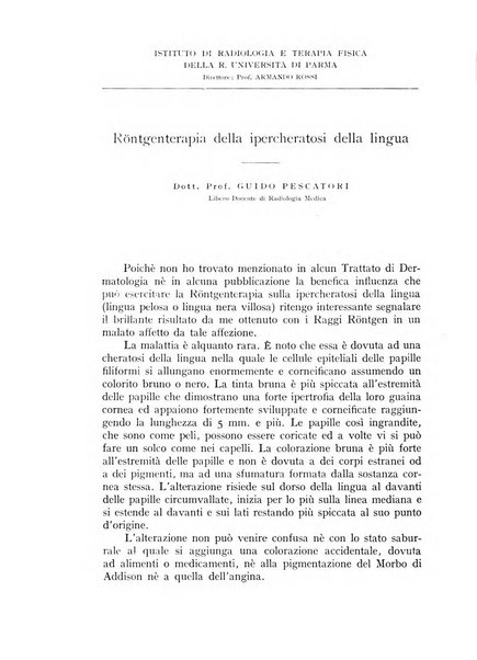 Annali di radiologia e fisica medica