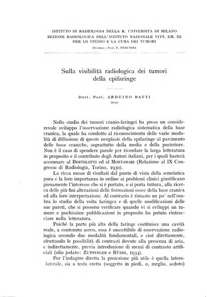 Annali di radiologia e fisica medica