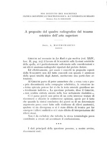 Annali di radiologia e fisica medica