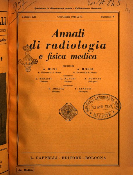 Annali di radiologia e fisica medica