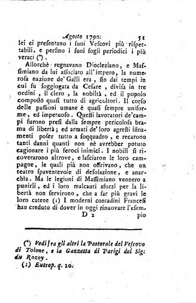 Annali di Roma opera periodica del sig. ab. Michele Mallio