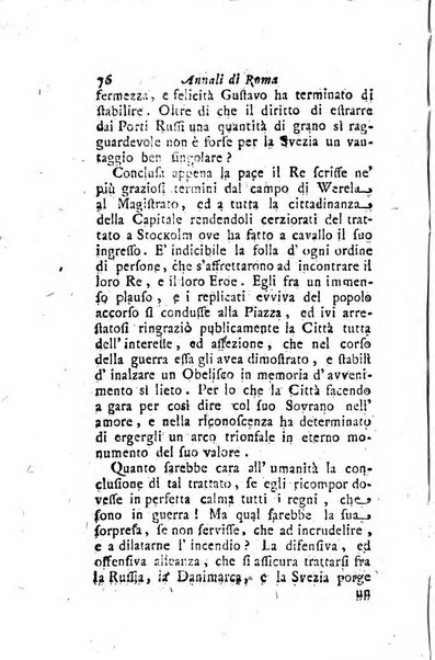 Annali di Roma opera periodica del sig. ab. Michele Mallio