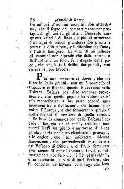 Annali di Roma opera periodica del sig. ab. Michele Mallio