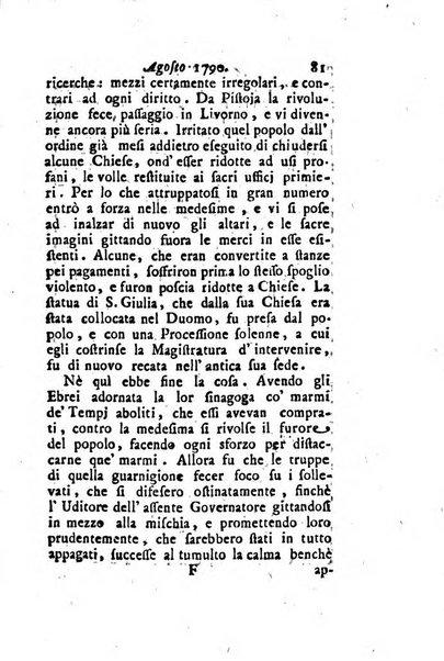 Annali di Roma opera periodica del sig. ab. Michele Mallio