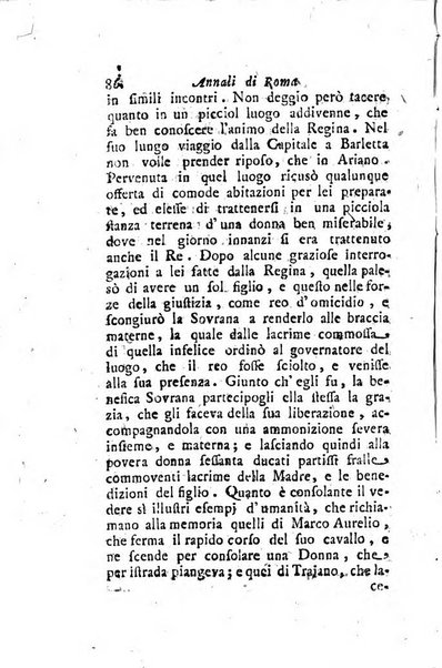 Annali di Roma opera periodica del sig. ab. Michele Mallio