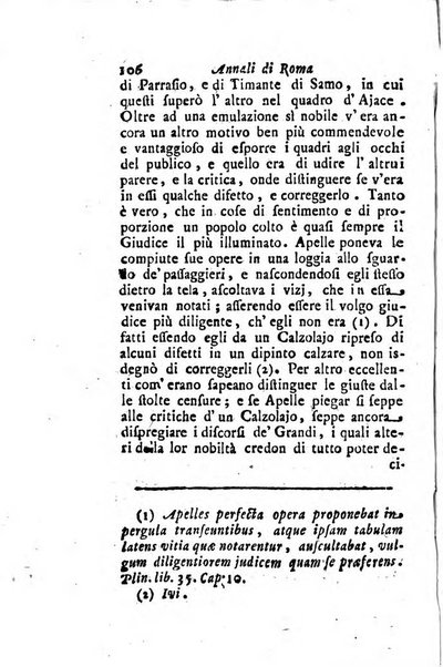 Annali di Roma opera periodica del sig. ab. Michele Mallio