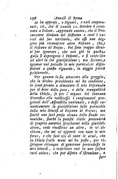 Annali di Roma opera periodica del sig. ab. Michele Mallio