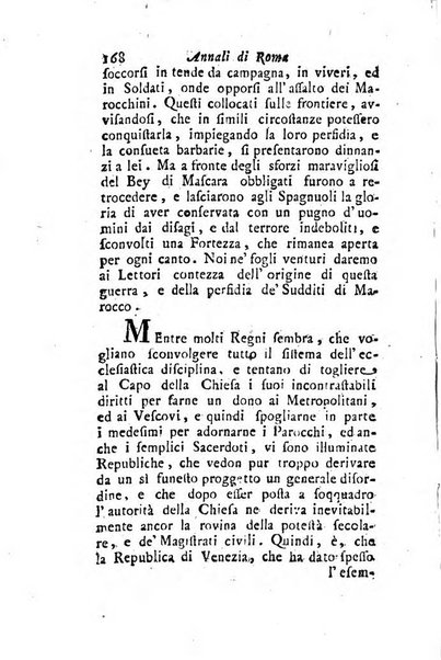 Annali di Roma opera periodica del sig. ab. Michele Mallio