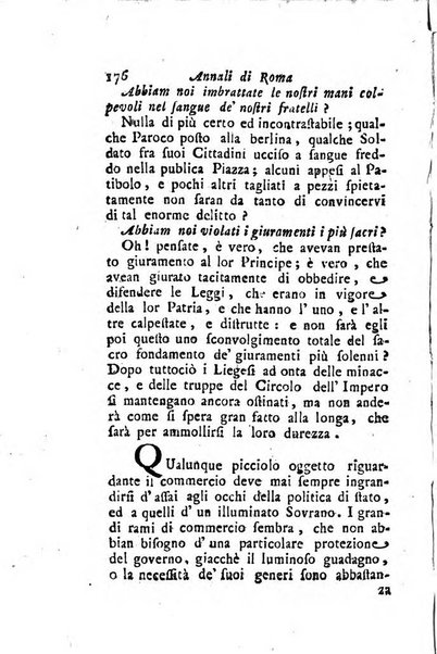 Annali di Roma opera periodica del sig. ab. Michele Mallio