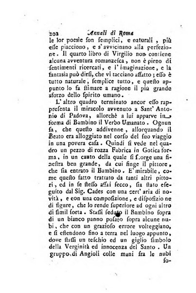 Annali di Roma opera periodica del sig. ab. Michele Mallio