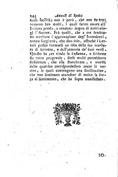 Annali di Roma opera periodica del sig. ab. Michele Mallio