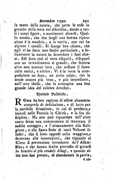 Annali di Roma opera periodica del sig. ab. Michele Mallio