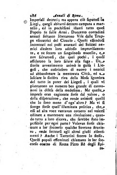 Annali di Roma opera periodica del sig. ab. Michele Mallio