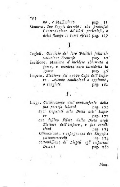 Annali di Roma opera periodica del sig. ab. Michele Mallio