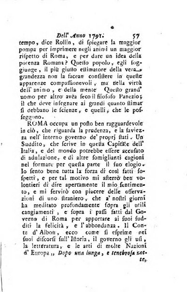 Annali di Roma opera periodica del sig. ab. Michele Mallio