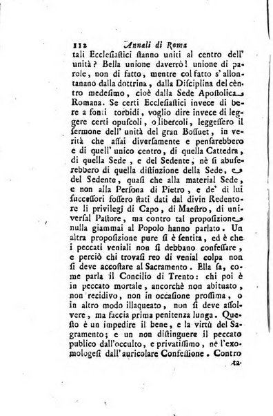 Annali di Roma opera periodica del sig. ab. Michele Mallio