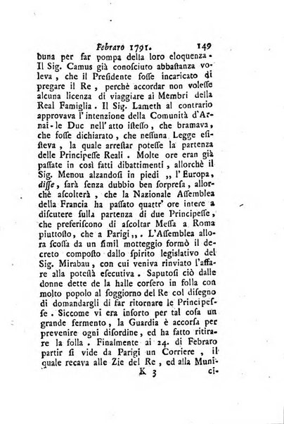 Annali di Roma opera periodica del sig. ab. Michele Mallio