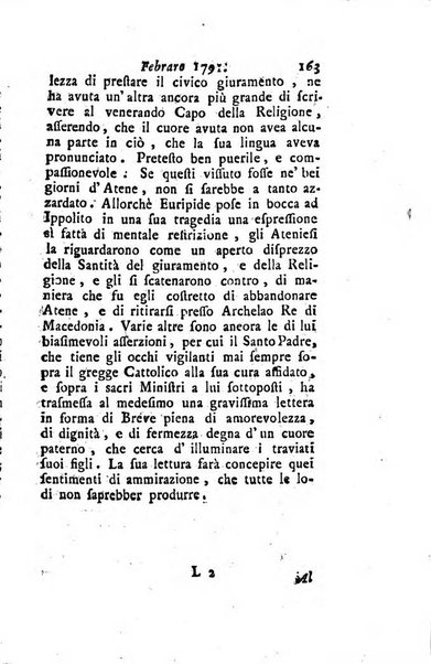 Annali di Roma opera periodica del sig. ab. Michele Mallio