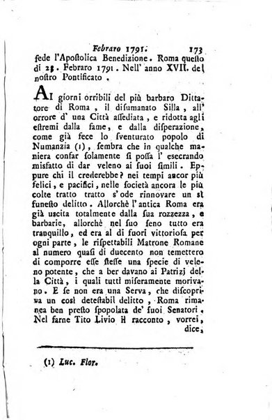 Annali di Roma opera periodica del sig. ab. Michele Mallio