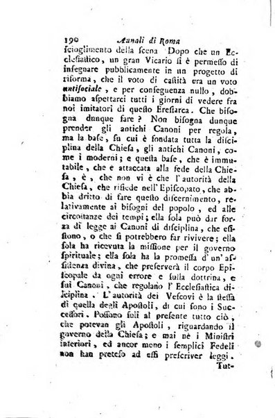 Annali di Roma opera periodica del sig. ab. Michele Mallio