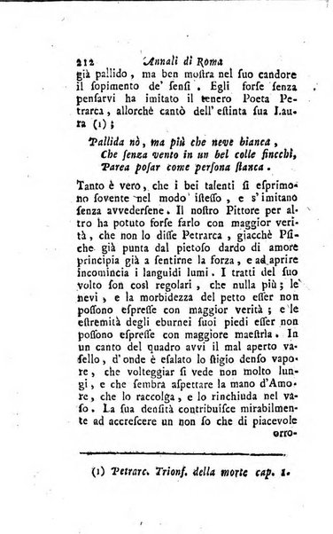 Annali di Roma opera periodica del sig. ab. Michele Mallio