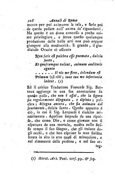 Annali di Roma opera periodica del sig. ab. Michele Mallio