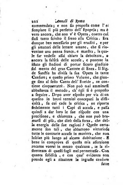 Annali di Roma opera periodica del sig. ab. Michele Mallio