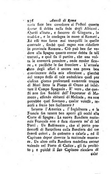 Annali di Roma opera periodica del sig. ab. Michele Mallio