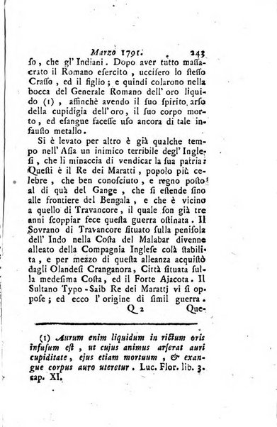 Annali di Roma opera periodica del sig. ab. Michele Mallio