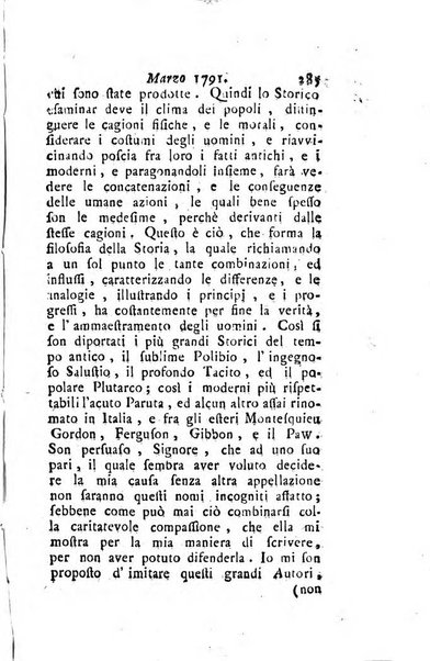 Annali di Roma opera periodica del sig. ab. Michele Mallio