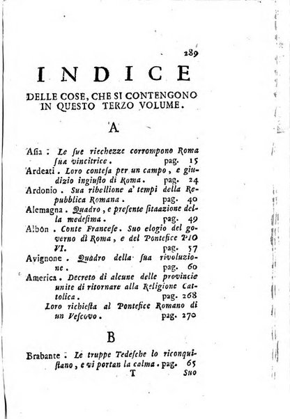 Annali di Roma opera periodica del sig. ab. Michele Mallio