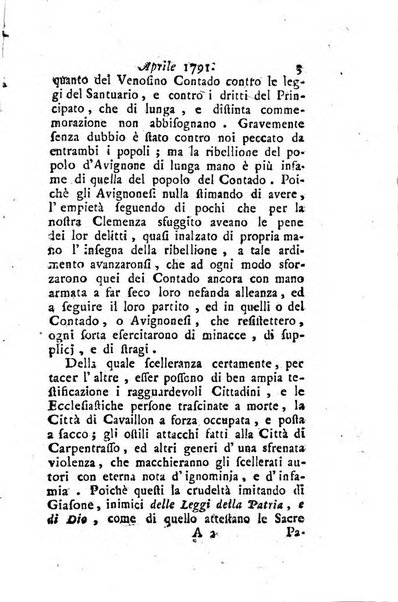 Annali di Roma opera periodica del sig. ab. Michele Mallio