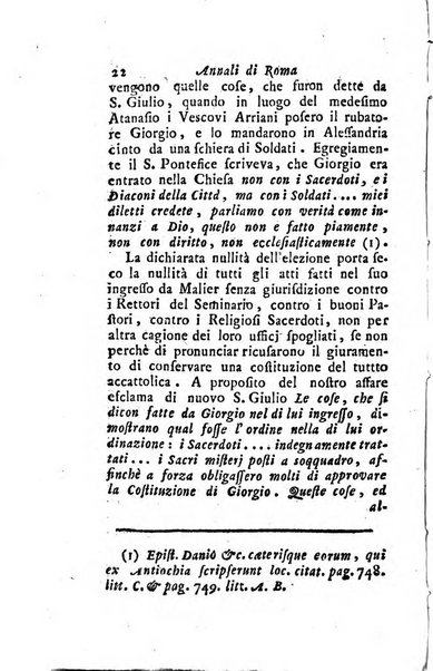 Annali di Roma opera periodica del sig. ab. Michele Mallio