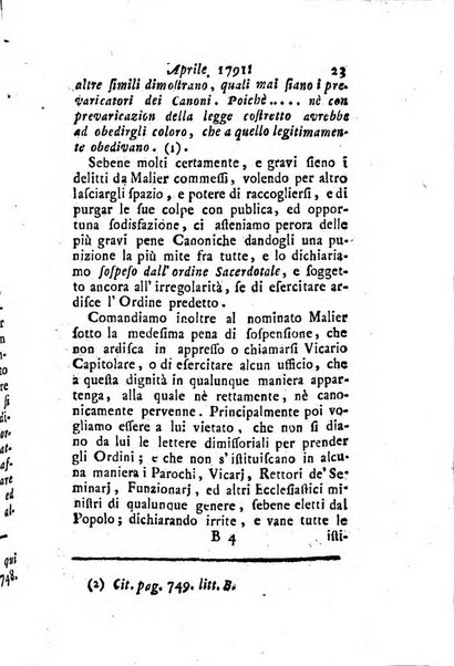 Annali di Roma opera periodica del sig. ab. Michele Mallio