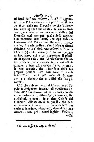 Annali di Roma opera periodica del sig. ab. Michele Mallio