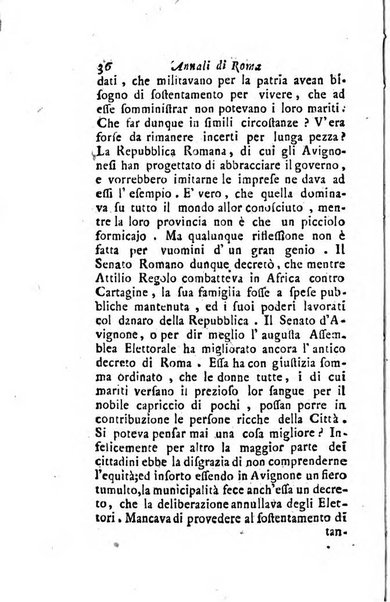 Annali di Roma opera periodica del sig. ab. Michele Mallio