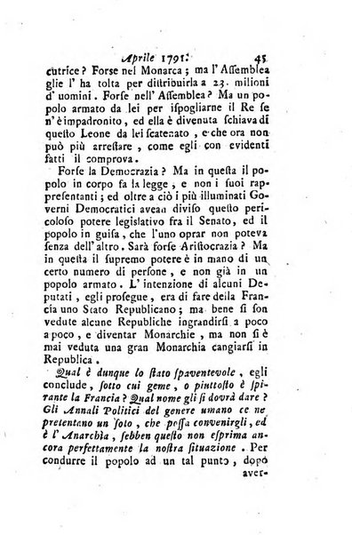 Annali di Roma opera periodica del sig. ab. Michele Mallio