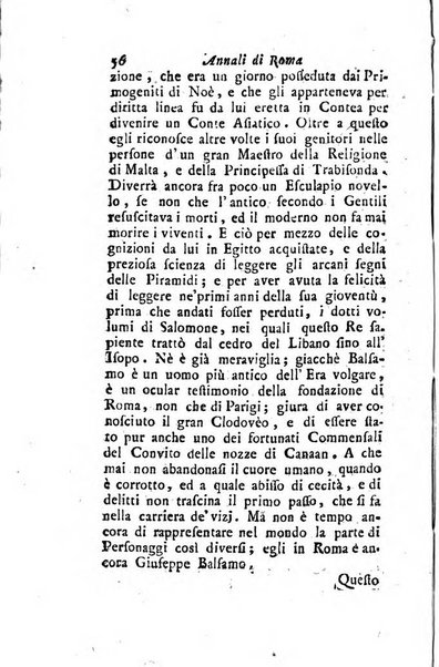 Annali di Roma opera periodica del sig. ab. Michele Mallio