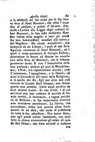 Annali di Roma opera periodica del sig. ab. Michele Mallio